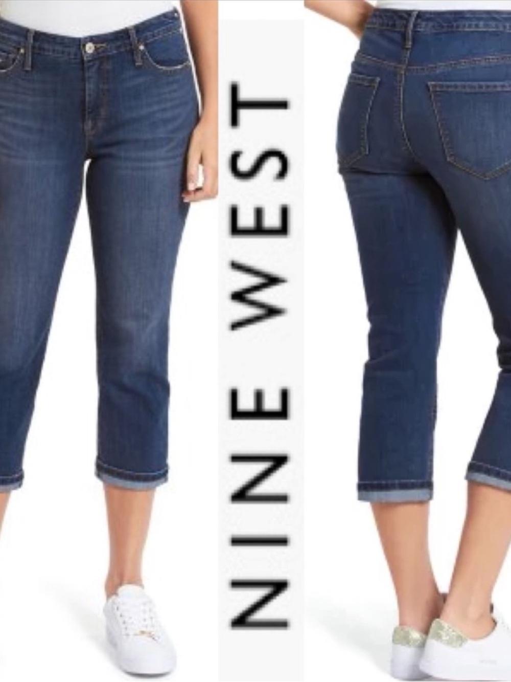 NWT Nine West Chrystie Capri Jeans